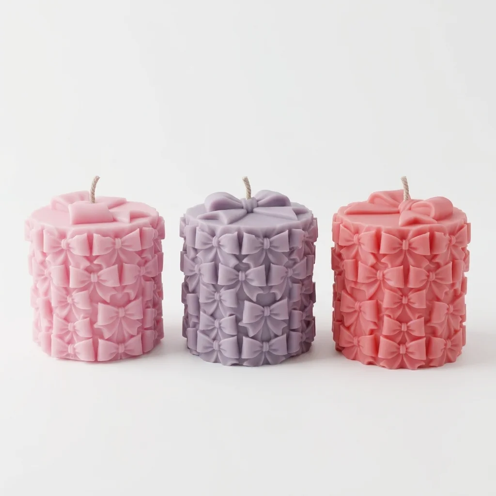 Bow Pillar Candle - Image 6
