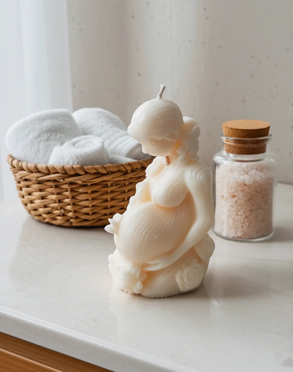 Pregnant Mother Candle