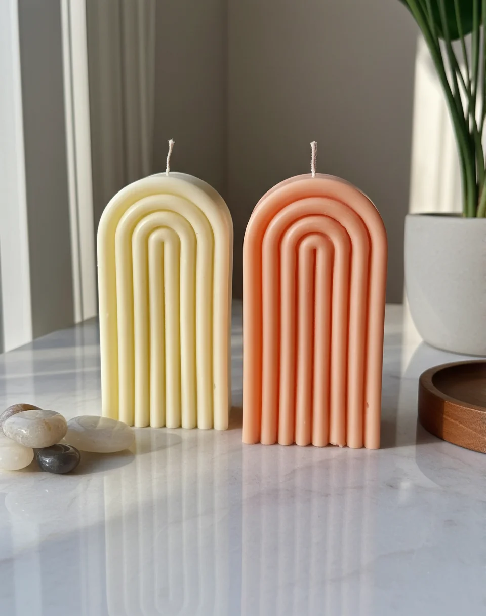 Rainbow Arch Candle