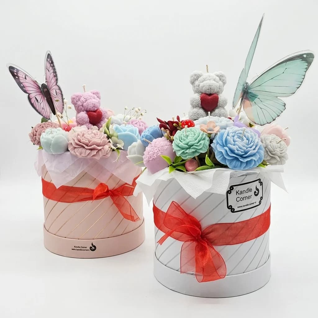 Flower Box Candle Set - Image 3