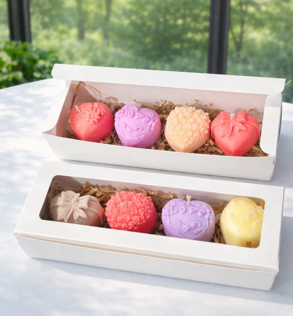 Heart Box Candles