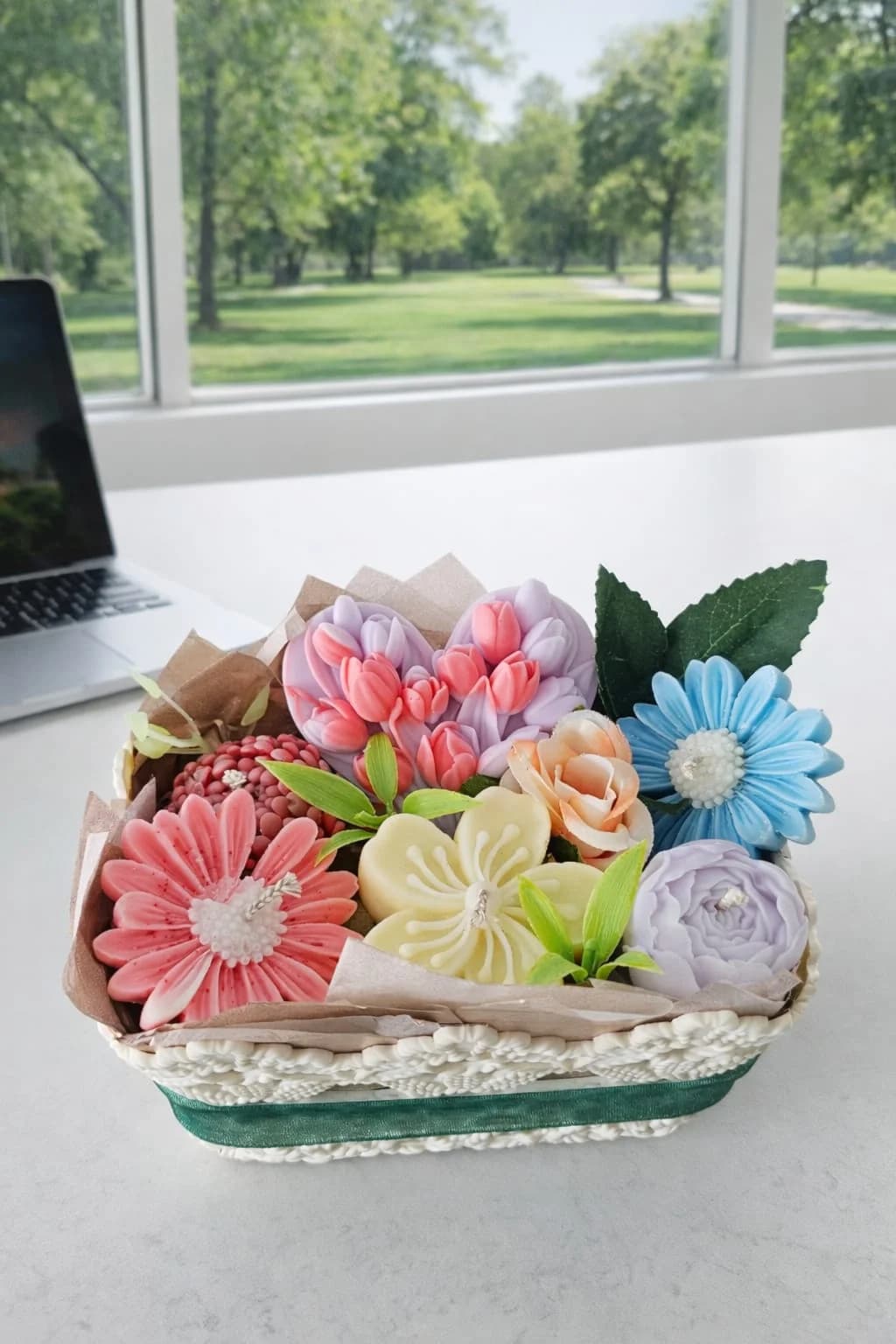 Candle Basket Arrangement